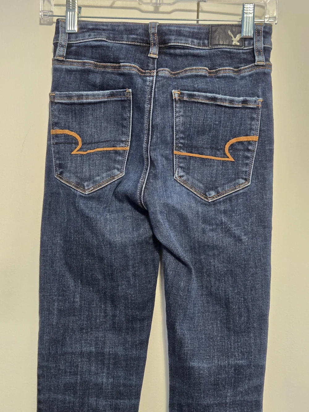 American Eagle Super‎ Hi-Rise Jegging Distressed Skinny Jeans Size 0